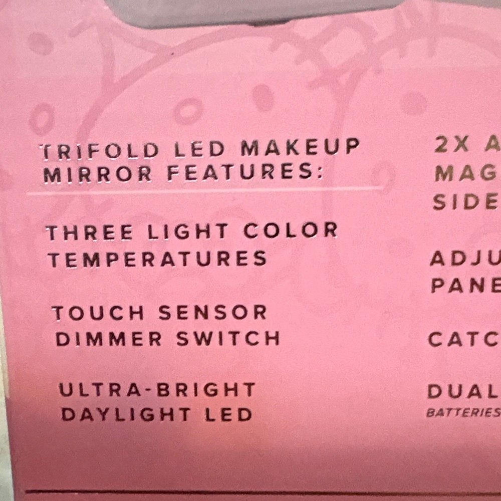 Impressions Vanity Hello Kitty Lighted Makeup Mirrors Bundle New - Picture 9 of 11